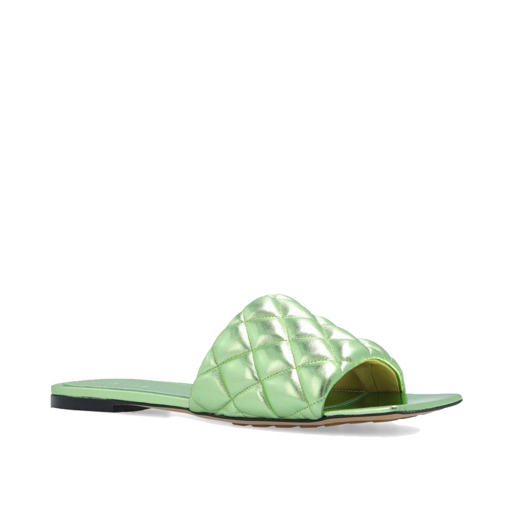 Bottega Veneta Bicolor Calfskin Slippers