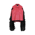 Maison Margiela Red Leather Coat