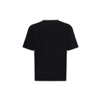 Valentino Garavani Black Cotton T-Shirt