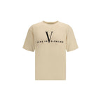 Valentino Garavani Beige Cotton T-Shirt
