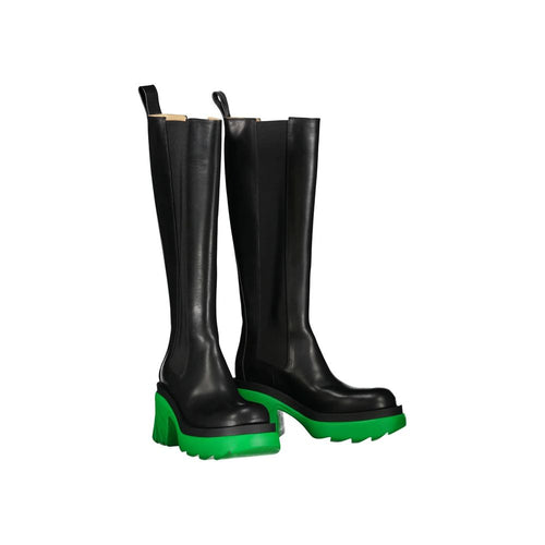 Bottega Veneta Black Leather Boots