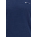 Prada Blue Cotton T-Shirt