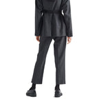 Prada Gray Virgin Wool Dress Pants