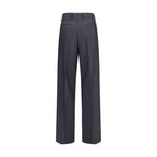 Miu Miu Gray Wool Oves Aries Dress Pants