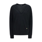 Balmain Black Wool Oves Aries Sweatshirt