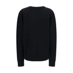 Balmain Black Wool Oves Aries Sweatshirt