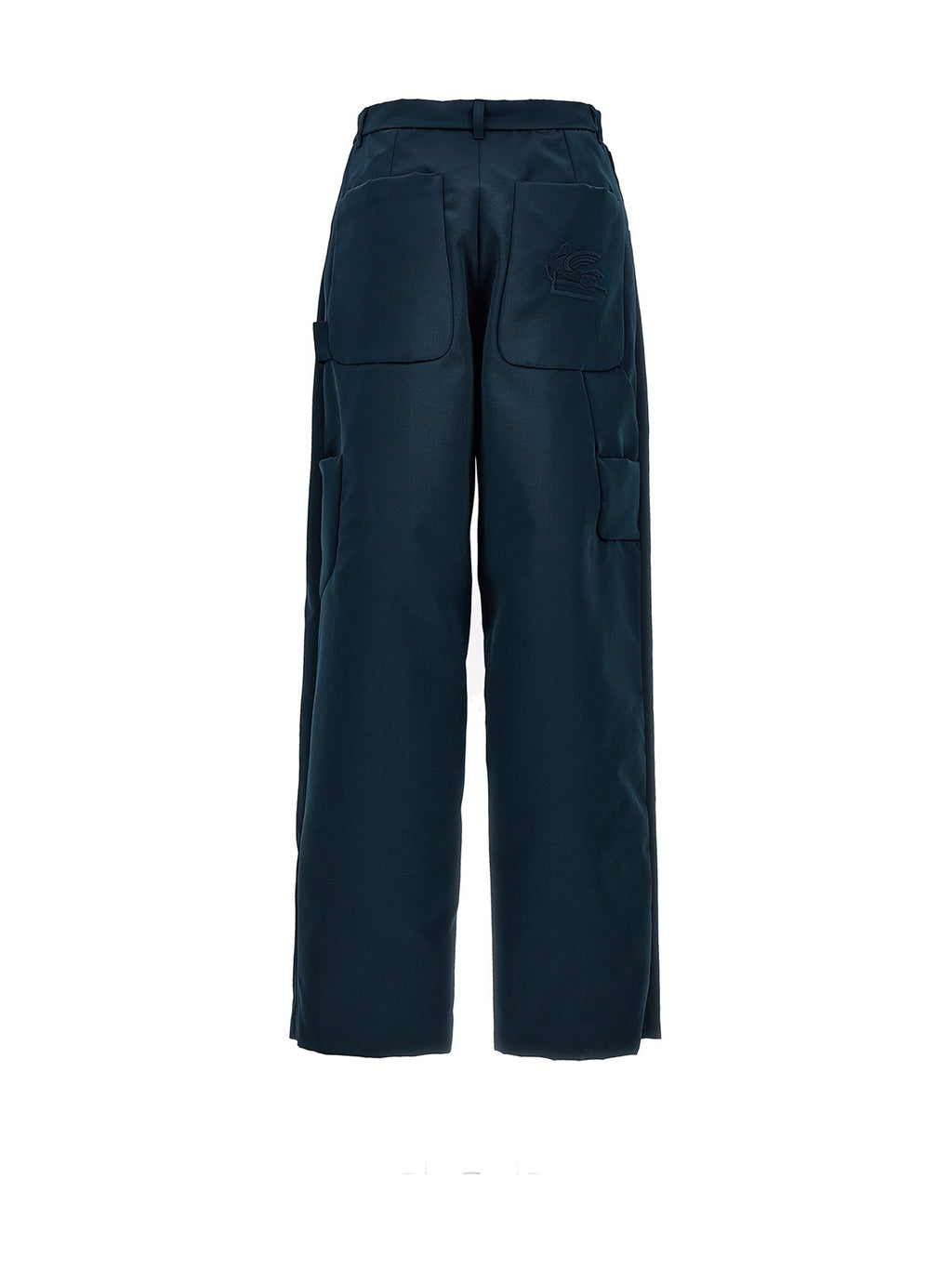 Etro Blue Polyester Cargo Pants