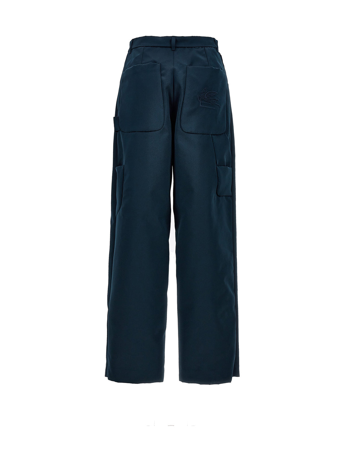 Etro Blue Polyester Cargo Pants