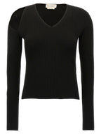 Alexander McQueen Black Wool Cardigan