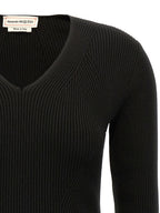 Alexander McQueen Black Wool Cardigan