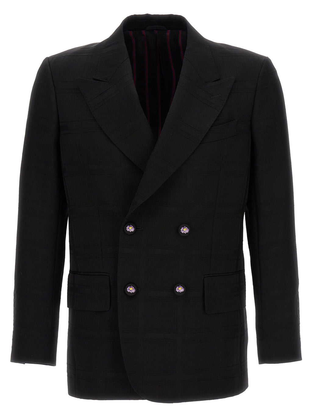 Etro Black Virgin Wool Blazer