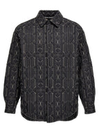 Palm Angels Gray Polyamide Shell Jacket