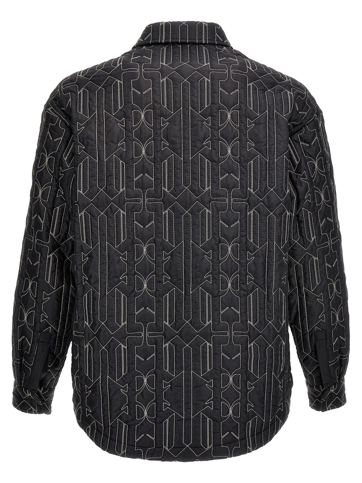 Palm Angels Gray Polyamide Shell Jacket