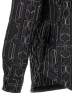 Palm Angels Gray Polyamide Shell Jacket