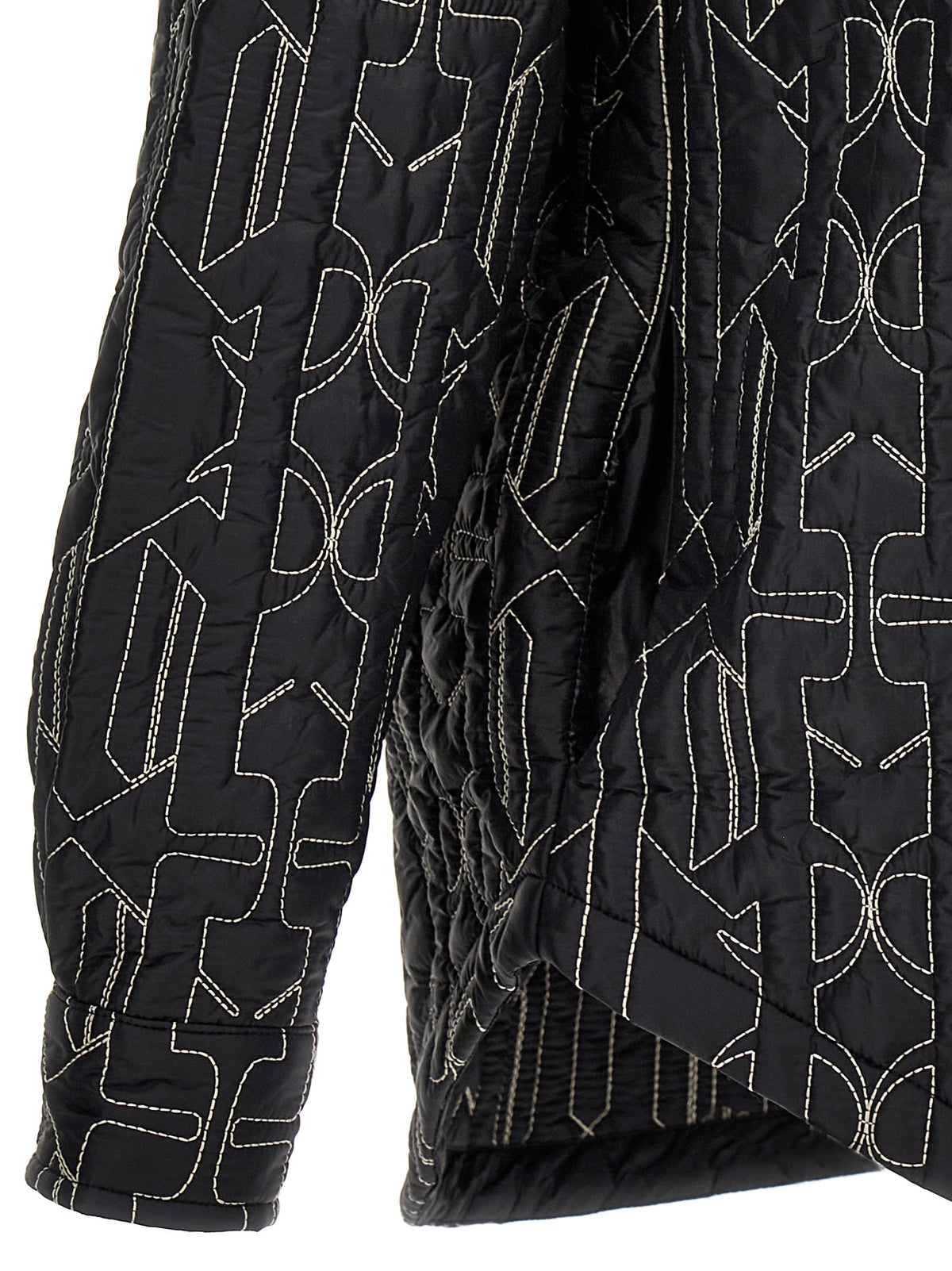 Palm Angels Gray Polyamide Shell Jacket