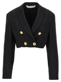 Palm Angels Black Polyester Blazer
