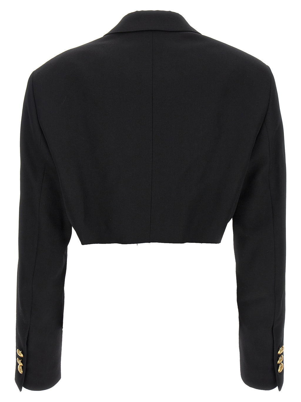 Palm Angels Black Polyester Blazer