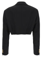 Palm Angels Black Polyester Blazer