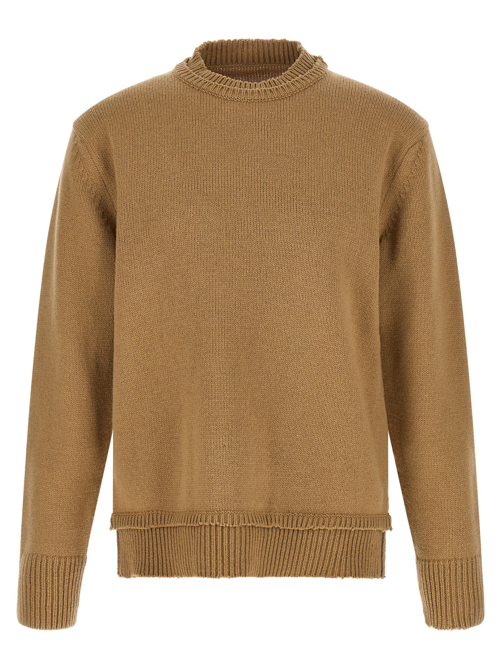 Maison Margiela Beige Wool Cardigan