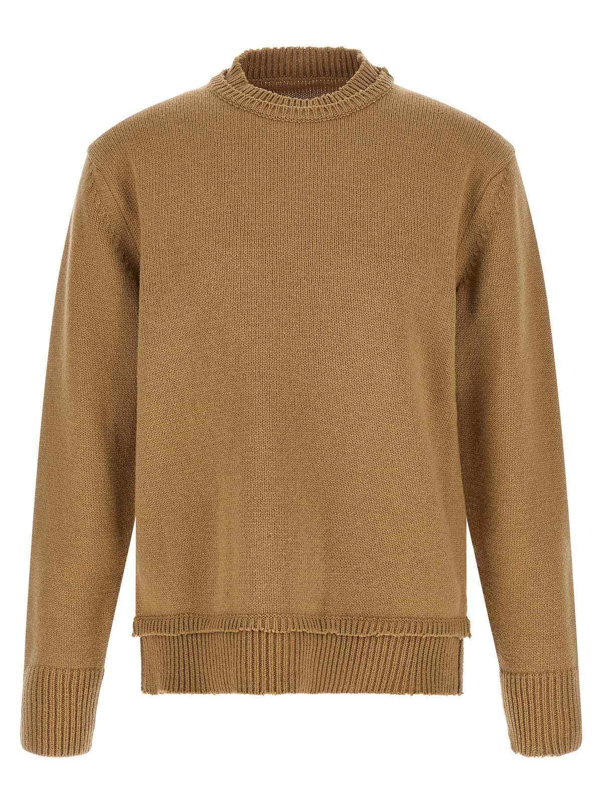 Maison Margiela Beige Wool Cardigan