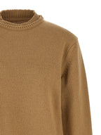 Maison Margiela Beige Wool Cardigan