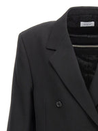 Off-White Black Virgin Wool Blazer