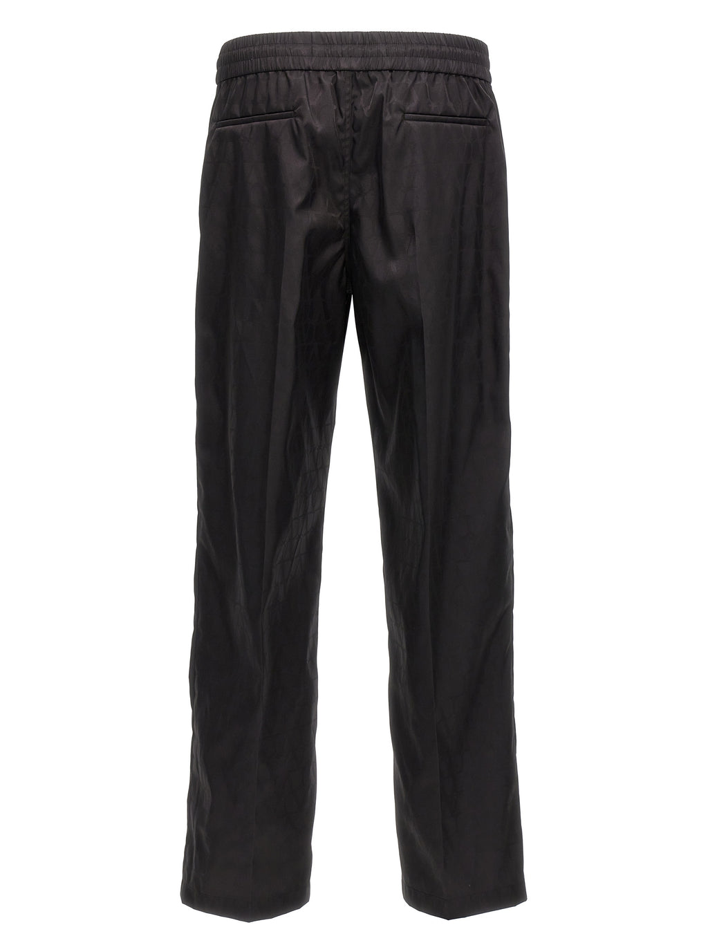 Valentino Garavani Black Polyamide Casual Pants