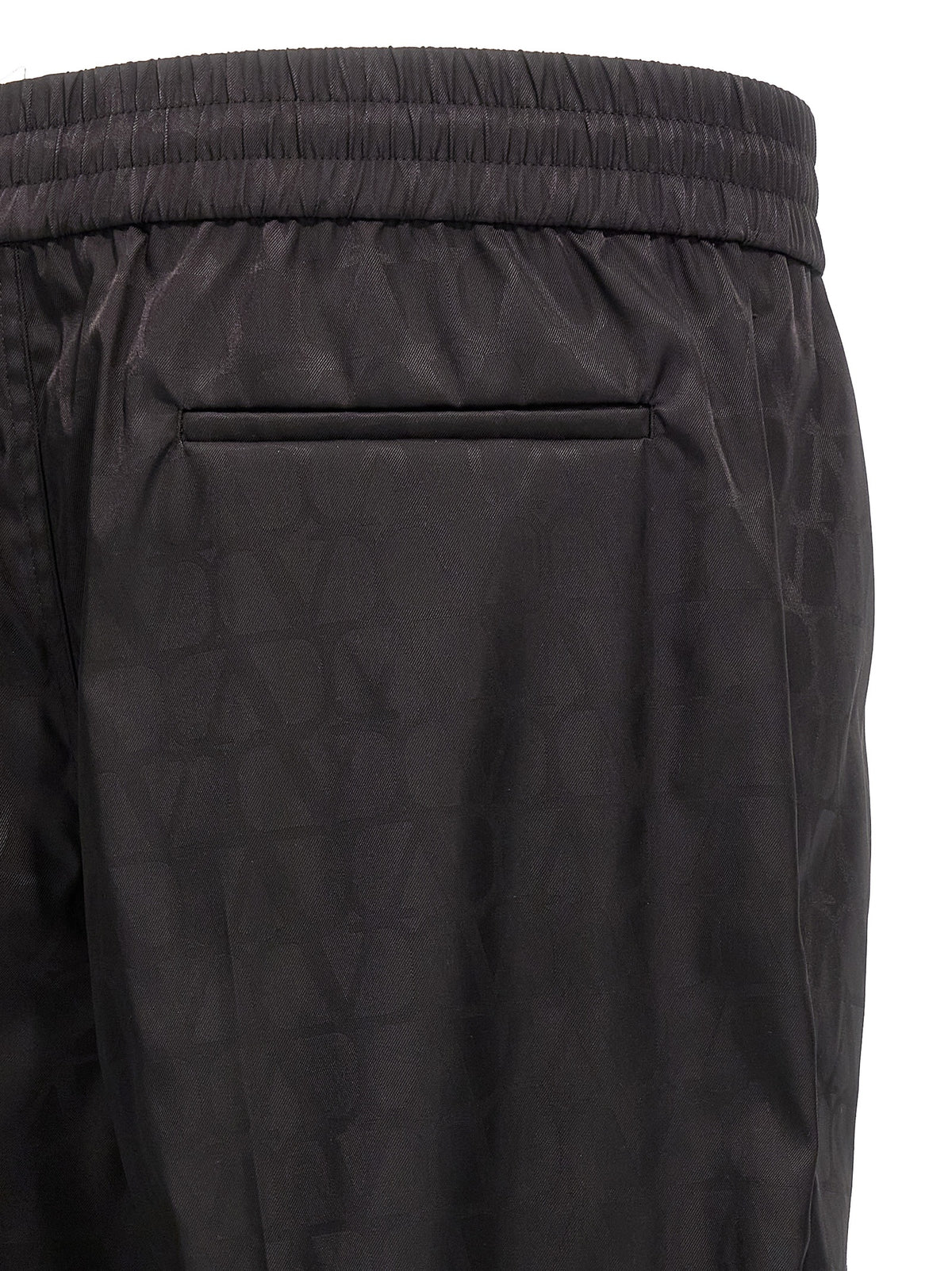 Valentino Garavani Black Polyamide Casual Pants