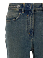 Givenchy Blue Cotton Bootcut Jeans