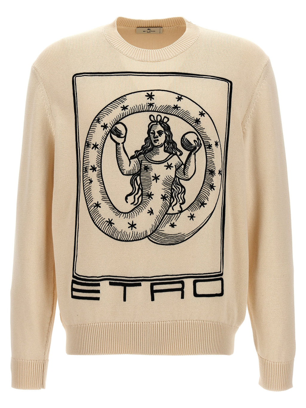 Etro Beige Cotton Cardigan