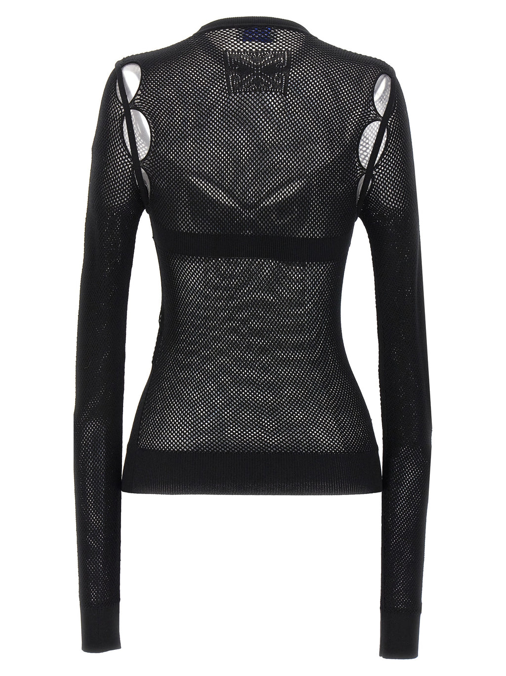 Off-White Black Viscose Tank Tops