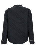Off-White Black Silk Blouse