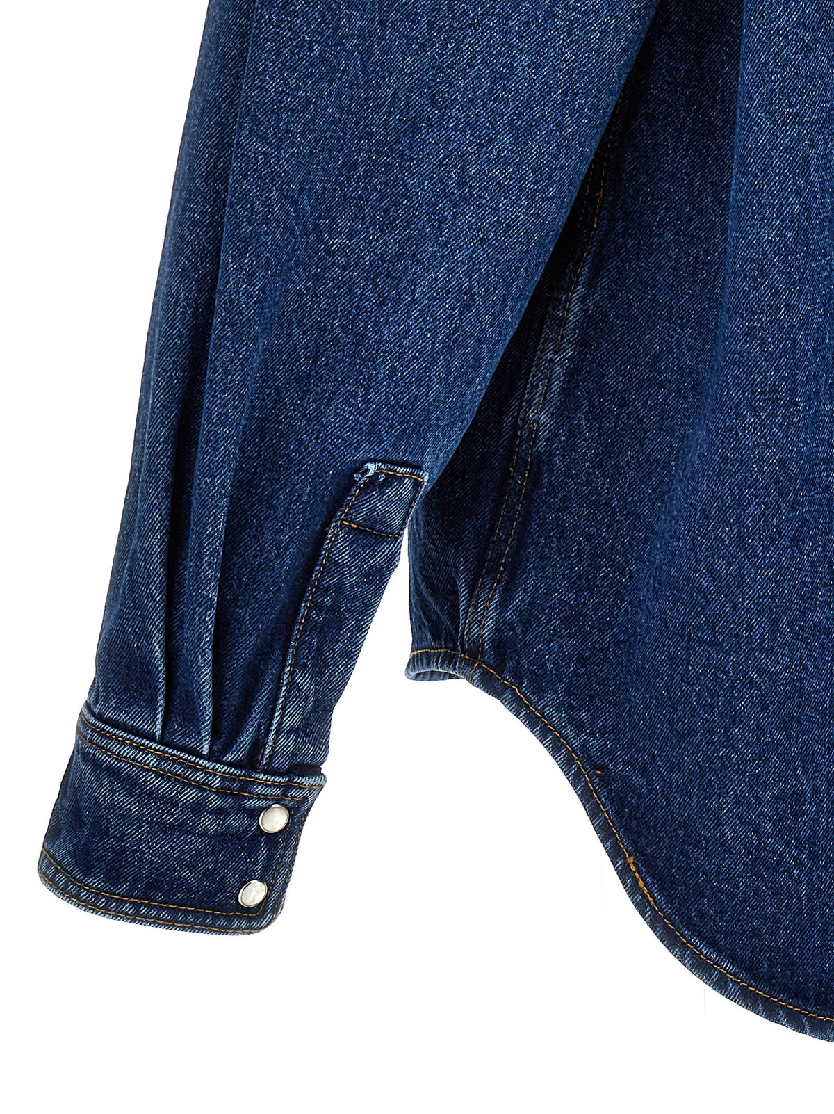 Palm Angels Blue Polyester Denim Jacket