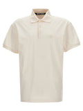 Palm Angels White Polyester Polo Shirt