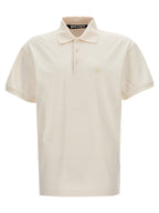 Palm Angels White Polyester Polo Shirt