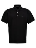 Palm Angels Black Polyester Polo Shirt