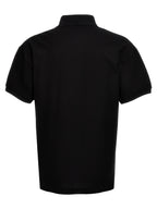 Palm Angels Black Polyester Polo Shirt