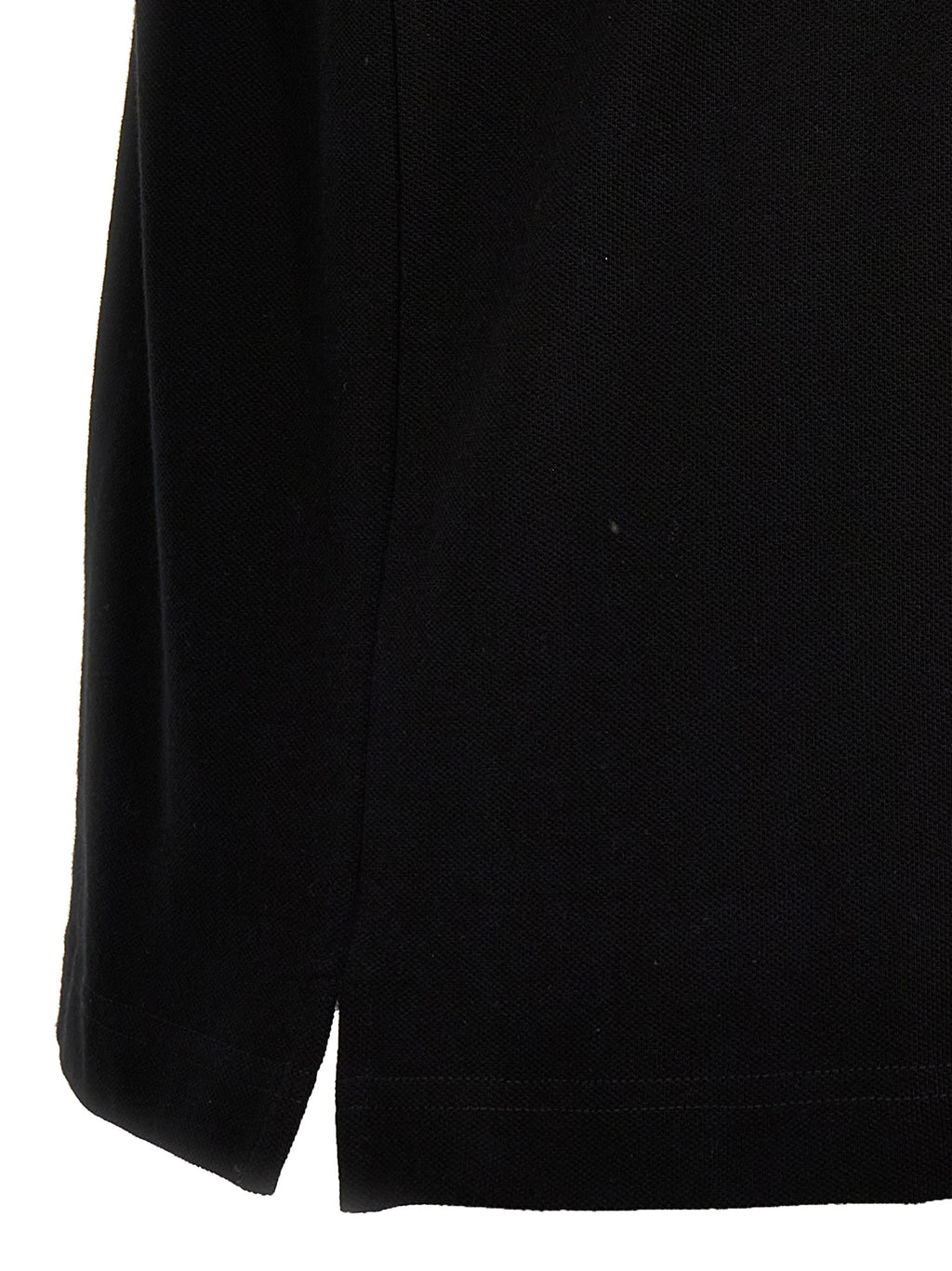 Palm Angels Black Polyester Polo Shirt