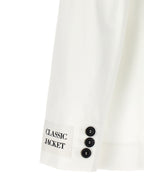Moschino White Cotton Blazer