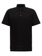 Givenchy Black Cotton Polo Shirt