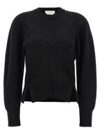 Alexander McQueen Black Wool Cardigan