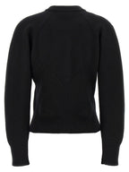 Alexander McQueen Black Wool Cardigan