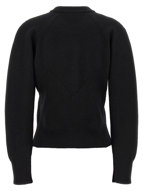 Alexander McQueen Black Wool Cardigan