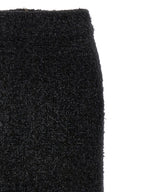Balenciaga Black Cotton Midi Skirt