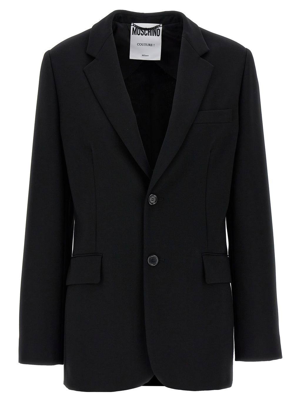 Moschino Black Polyester Blazer