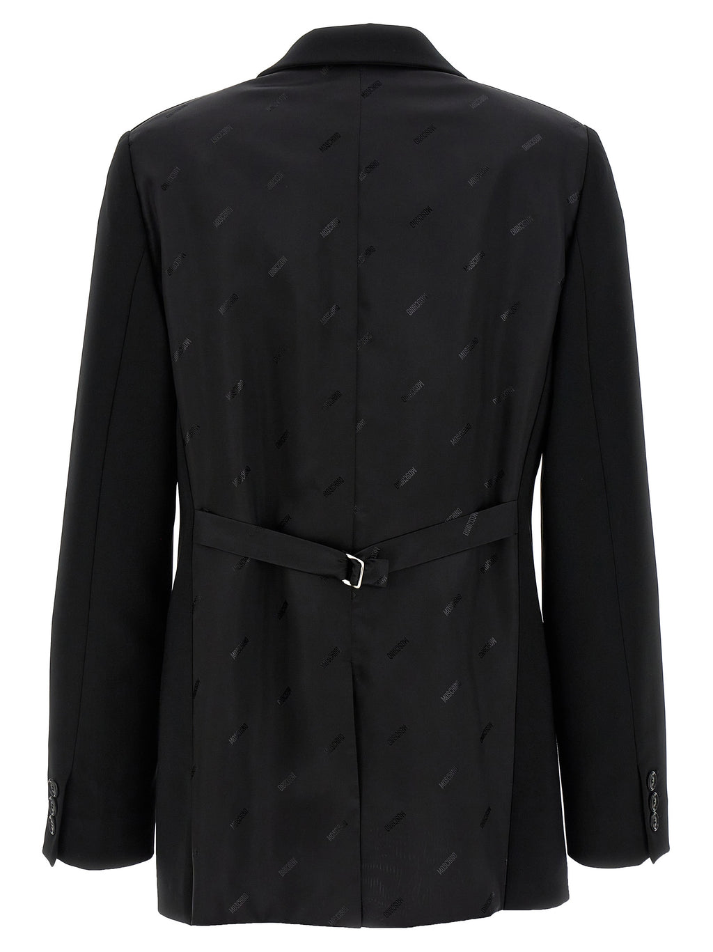 Moschino Black Polyester Blazer