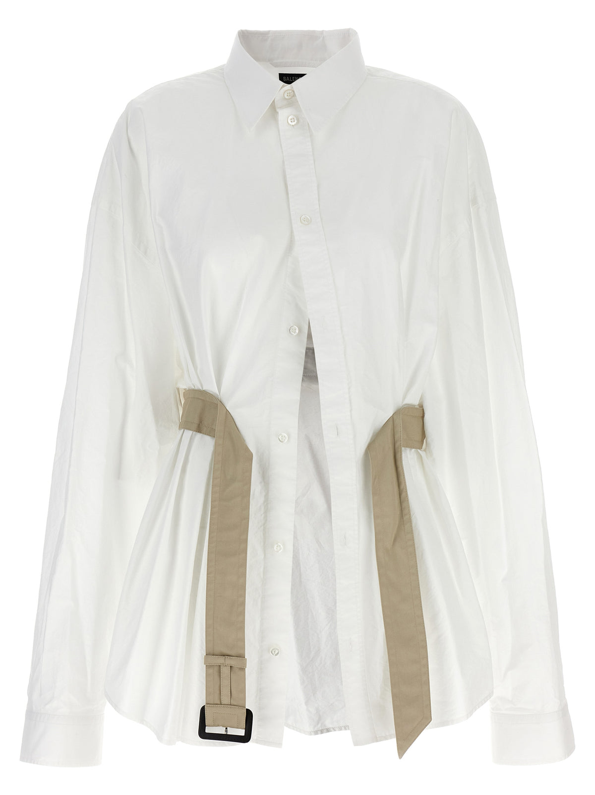 Balenciaga White Cotton Blouse