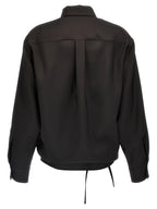Valentino Garavani Black Wool Blouse