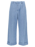 Valentino Garavani Blue Cotton Jeans Denim