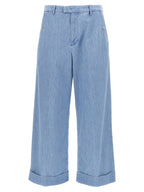 Valentino Garavani Blue Cotton Jeans Denim
